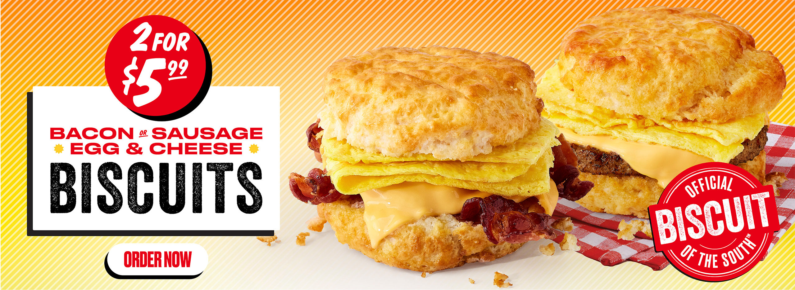carousel-2-072825 bacon or sausage egg and cheese biscuits