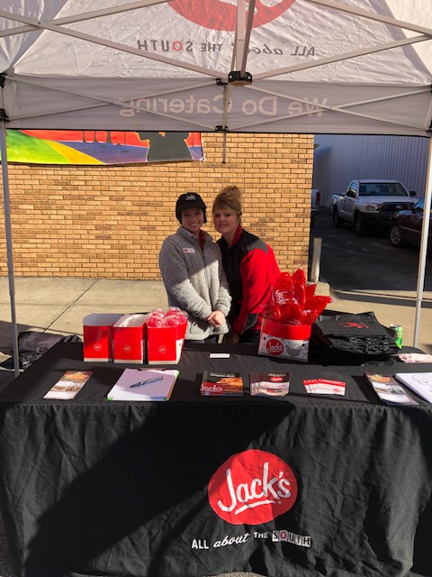 Jacks booth at a street festival