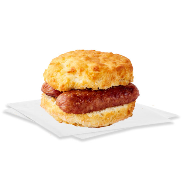 smoked sausage biscuit