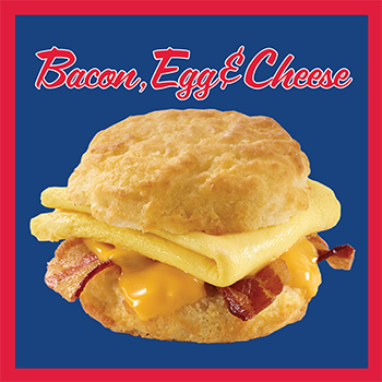 GAME DAY BACON, EGG & CHEESE BISCUIT