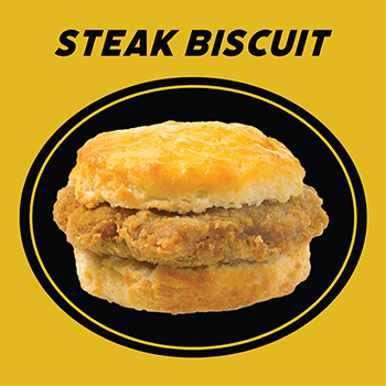 GAME DAY STEAK BISCUIT