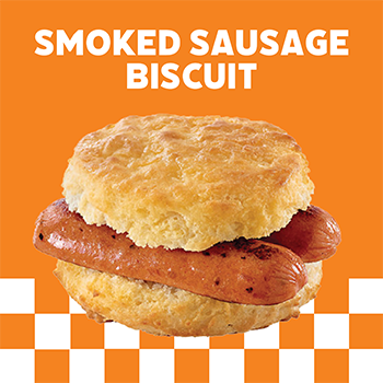 GAME DAY SMOKED SAUSAGE BISCUIT
