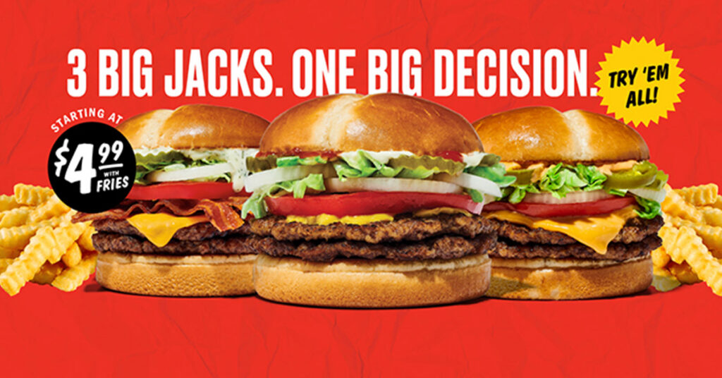 Jack's Big Jack burger