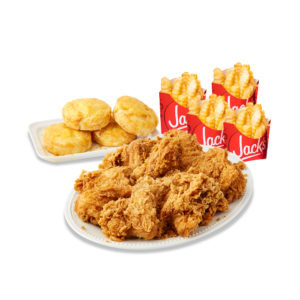 Eat at Jack's chicken and fries