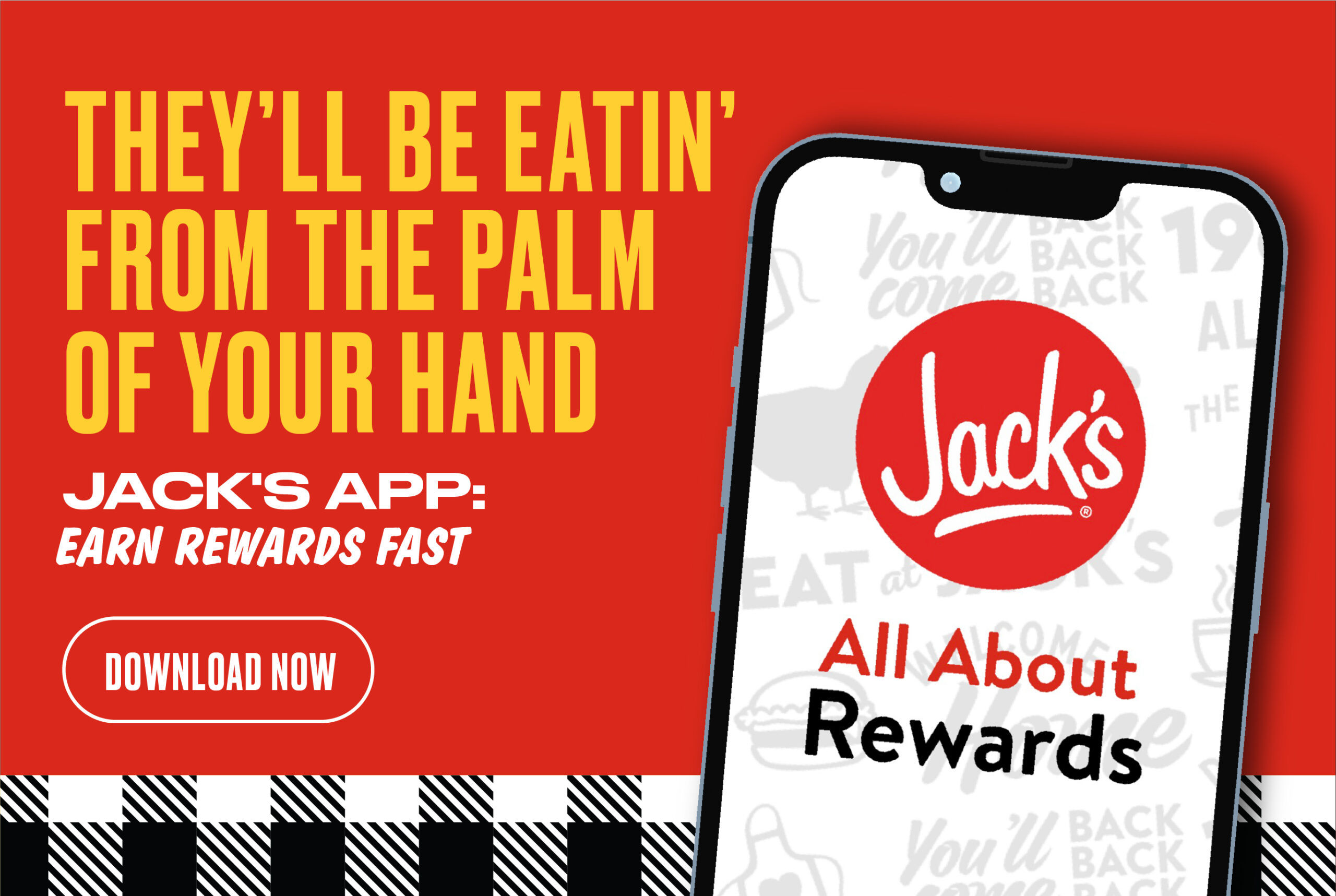 Download the Eat at Jack's app