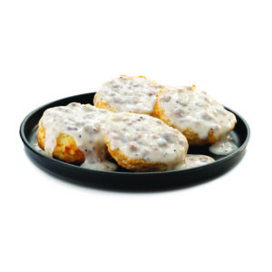 double biscuits and gravy