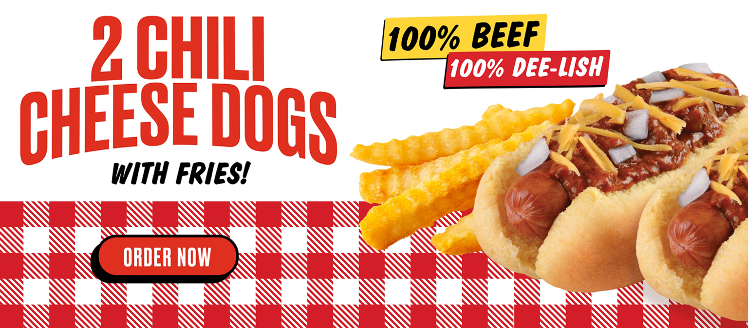 2 chili cheese dogs