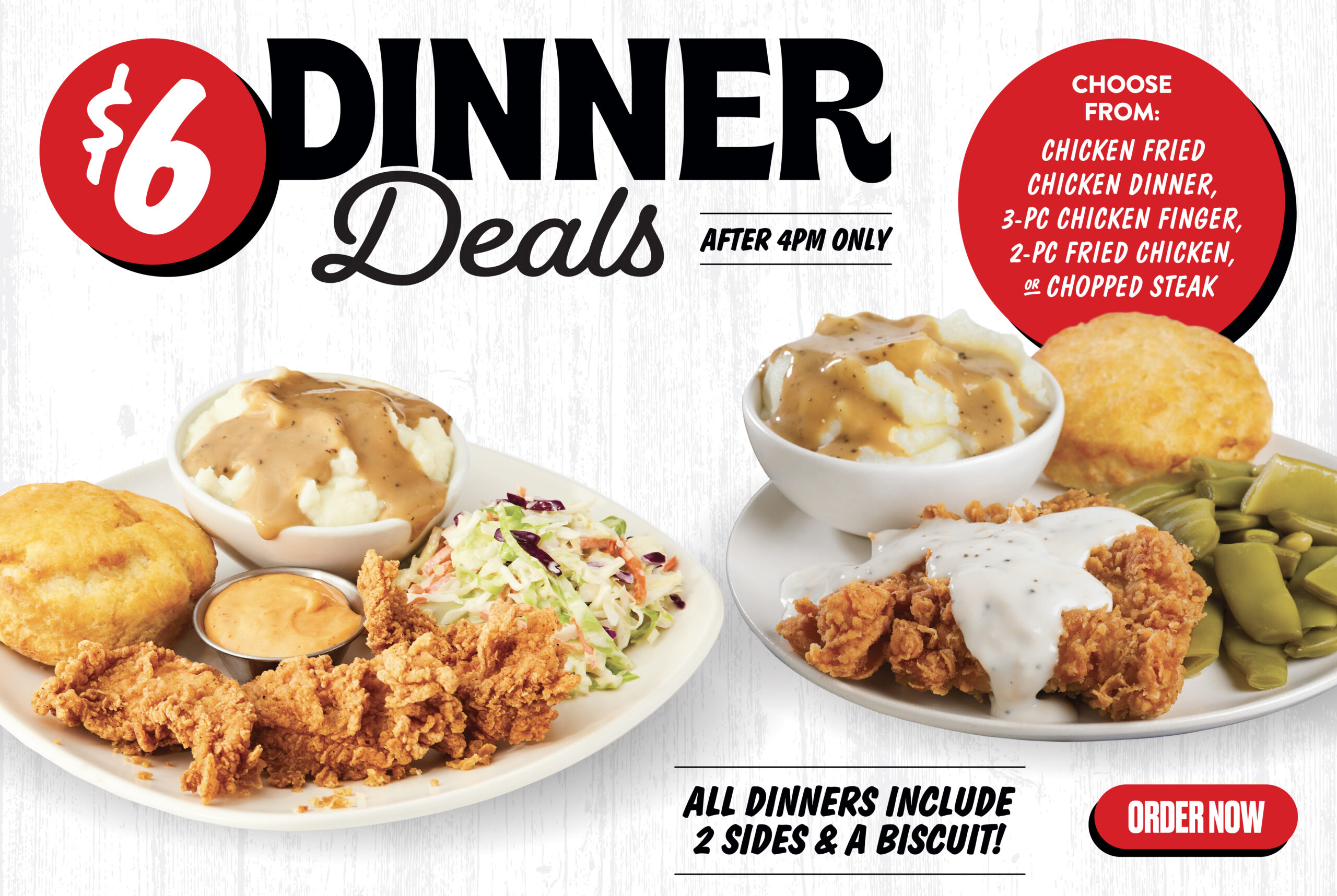 $6 Dinner Deals