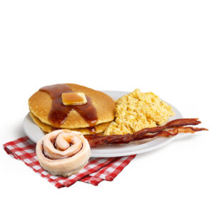 christmas breakfast plate