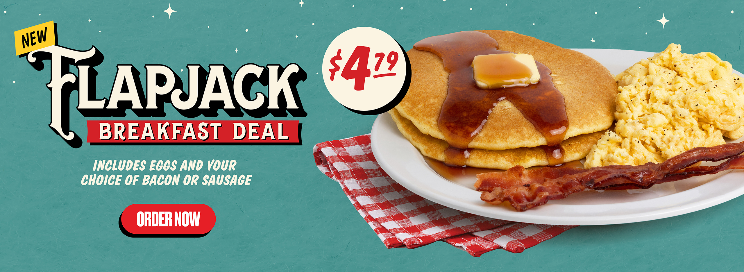 flapjack breakfast deal