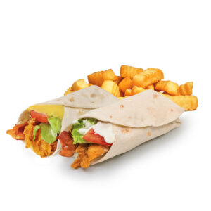 chicken bacon wraps and fry deal