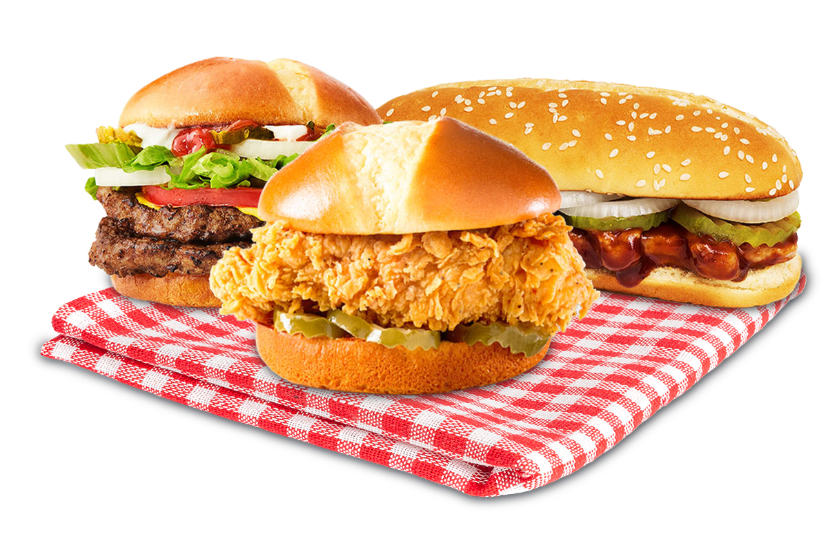 big jack fried chicken sandwich rib sandwich featured items menu image