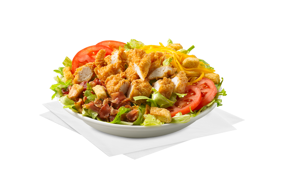 bacon blt fried chicken salad salad menu image