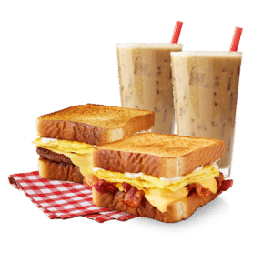 Breakfast Sandwiches & Iced Coffee